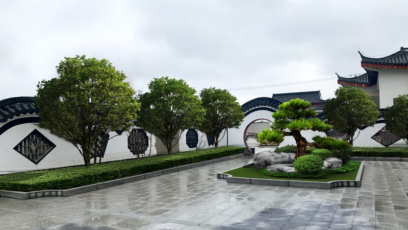 商场入口的绿植，到底该租多大规格才不显小气